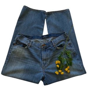Lucky Brand Relaxed Straight Men’s Light Denim Blue Jeans Waist 40 Length 30